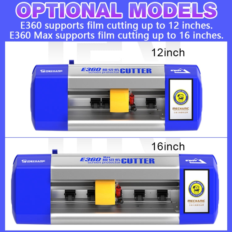 Mechanic Universal Cloud Intelligent Flexible Hydrogel Film Cutting Machine, Model:E360(EU Plug) - free shipping - PMC TechLife - Order now!