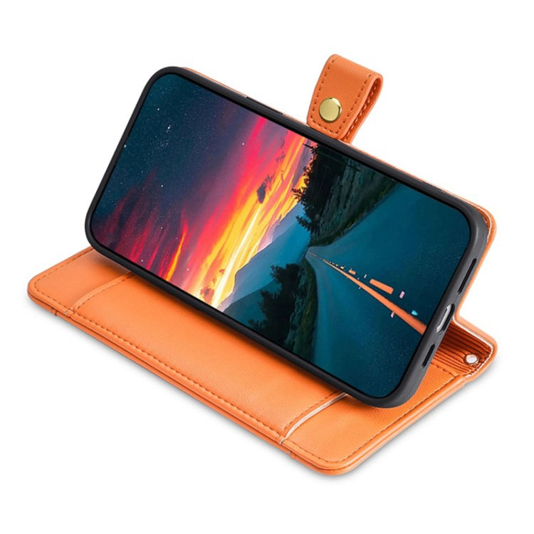 For Sony Xperia 1 VI Lite Sheep Texture Cross-body Zipper Wallet Leather Phone Case(Orange) - free shipping - PMC TechLife - Order now!