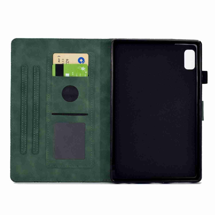 For Lenovo Tab M9 Rhombus TPU Smart Leather Tablet Case(Green) - Lenovo by PMC Jewellery | Online Shopping South Africa | PMC Jewellery | Buy Now Pay Later Mobicred