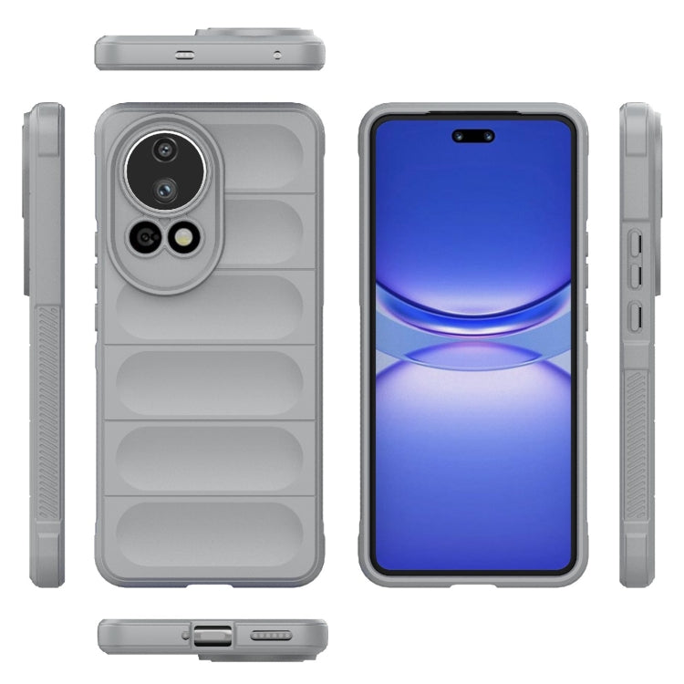 For Huawei nova 12 Ultra / 12 Pro Magic Shield TPU + Flannel Phone Case(Grey) - Huawei Cases by PMC Jewellery | Online Shopping South Africa | PMC Jewellery | Buy Now Pay Later Mobicred