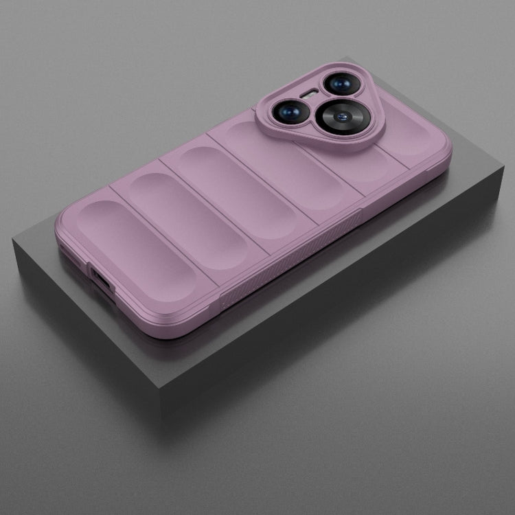 For Huawei Pura 70 Magic Shield TPU + Flannel Phone Case(Purple) - Huawei Cases by PMC TechLife | Online Shopping South Africa | PMC TechLife | Buy Now Pay Later Mobicred