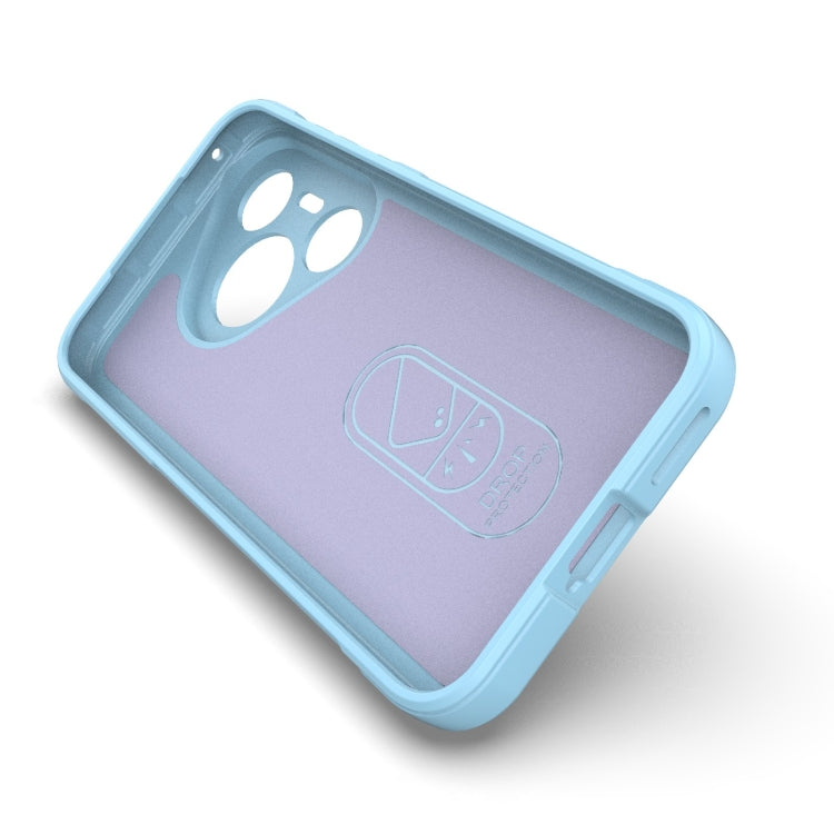 For Huawei Pura 70 Magic Shield TPU + Flannel Phone Case(Purple) - Huawei Cases by PMC TechLife | Online Shopping South Africa | PMC TechLife | Buy Now Pay Later Mobicred