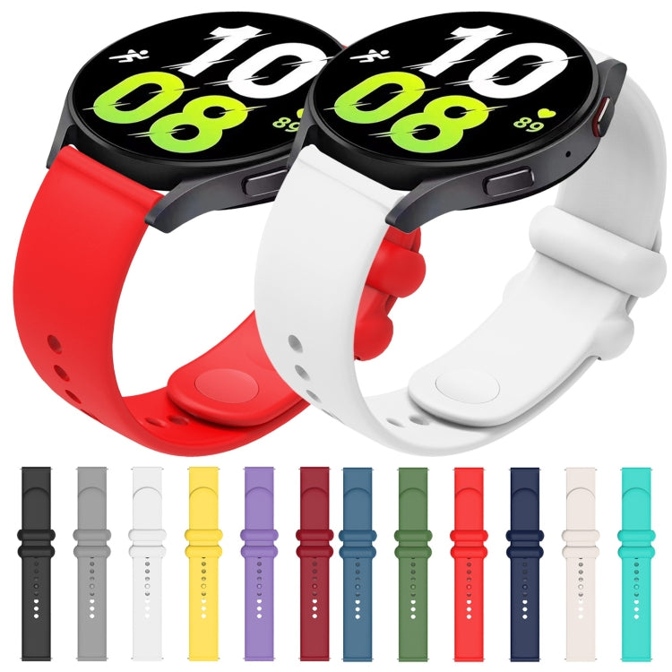 18mm Universal Solid Color Reverse Buckle Silicone Watch Band(Grey) - free shipping - PMC TechLife - Order now!