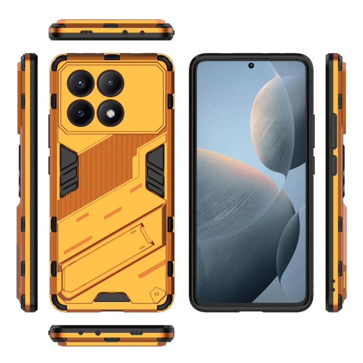 For Xiaomi Redmi K70E 5G Punk Armor 2 in 1 PC + TPU Phone Case with Holder(Orange) - free shipping - PMC TechLife - Order now!