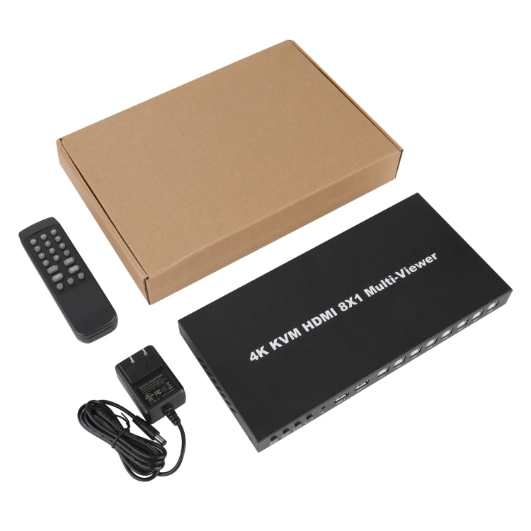 NK-E80 4K 30Hz 8 In 1 Out HDMI 8-way Screen Splitter KVM Switch(AU Plug) - Switch by PMC Jewellery | Online Shopping South Africa | PMC Jewellery | Buy Now Pay Later Mobicred