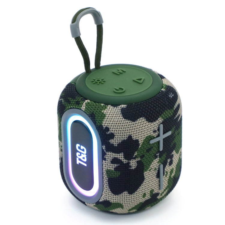 T&G TG664 LED Portable Subwoofer Wireless Bluetooth Speaker(Camouflage) - Desktop Speaker by T&G | Online Shopping South Africa | PMC Jewellery | Buy Now Pay Later Mobicred