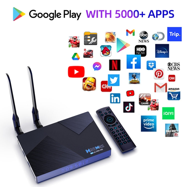 H96 Max V58 Android 12.0 Smart TV Box, 8GB+64GB, Quad-core Cortex-A76 and Quad-core Cortex-A55(US Plug) - Others by PMC Jewellery | Online Shopping South Africa | PMC Jewellery | Buy Now Pay Later Mobicred
