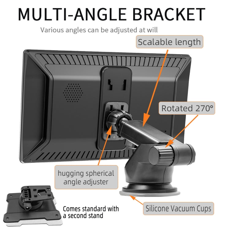 B5305 9 inch Portable Car MP5 Player Support CarPlay / Android Auto(Black) - Car MP3 & MP4 & MP5 by PMC TechLife | Online Shopping South Africa | PMC TechLife | Buy Now Pay Later Mobicred