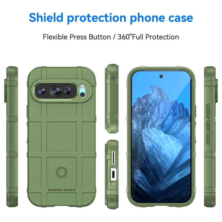 For Google Pixel 9 Full Coverage Shockproof TPU Phone Case(Green) - Google Cases by PMC Jewellery | Online Shopping South Africa | PMC Jewellery | Buy Now Pay Later Mobicred