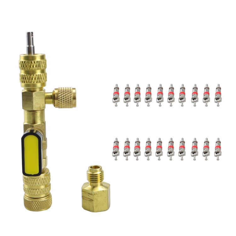 CP-4091 T6 Spool Remover Installation Tool with Dual Size SAE 1/4 and 5/16 Ports(Gold) - Booster Cable & Clip by PMC TechLife | Online Shopping South Africa | PMC TechLife