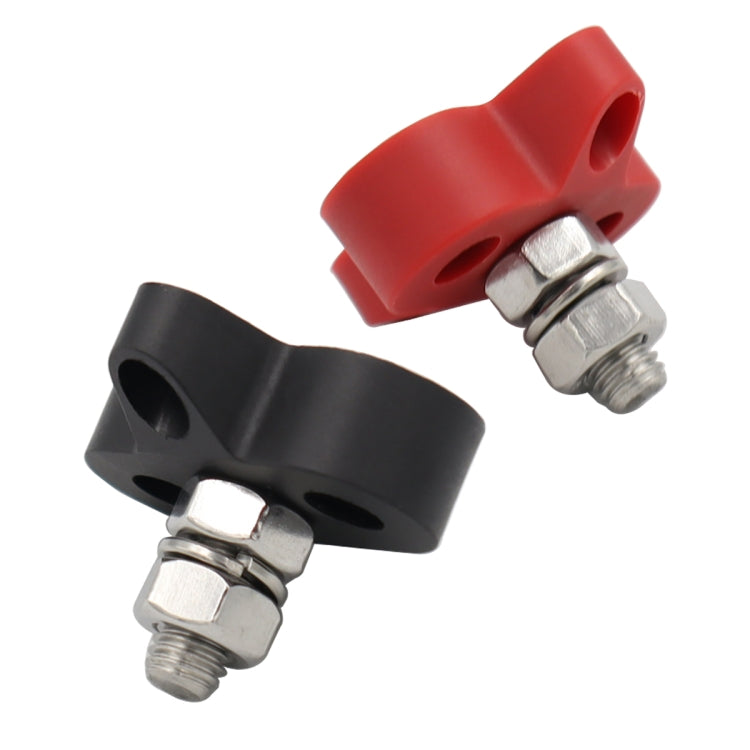 CP-4166 M8 Single Stud Battery Terminal(Black + Red) - Booster Cable & Clip by PMC TechLife | Online Shopping South Africa | PMC TechLife | Buy Now Pay Later Mobicred