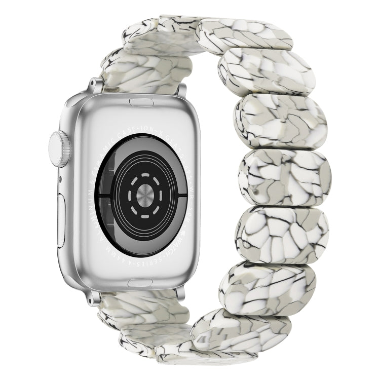 For Apple Watch Series 8 41mm Stretch Rope Resin Watch Band(Earth Cracks) - Watch Bands by PMC TechLife | Online Shopping South Africa | PMC TechLife