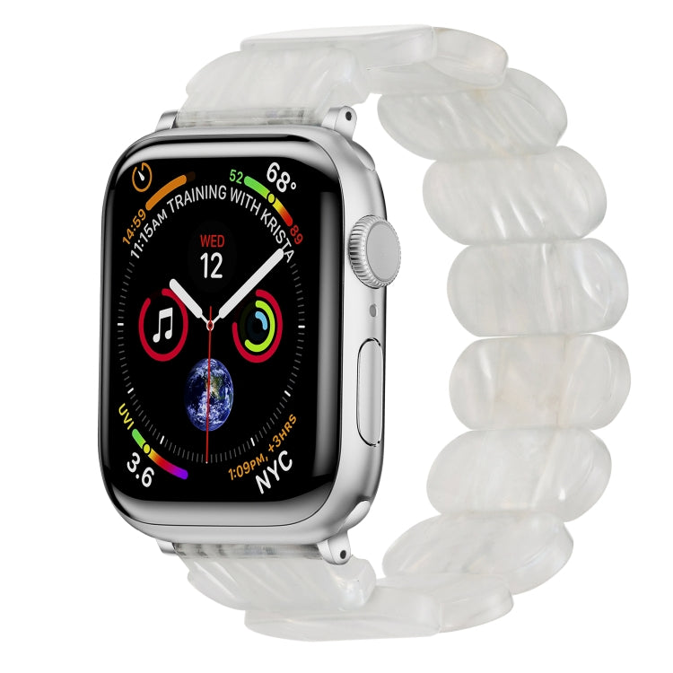 For Apple Watch Series 2 42mm Stretch Rope Resin Watch Band(Fluorescent Color) - Watch Bands by PMC TechLife | Online Shopping South Africa | PMC TechLife