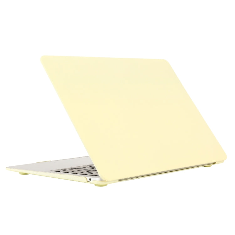 For MacBook Pro 16 inch M3 Max Cream Style Laptop Plastic Protective Case(Cream Yellow) - MacBook Pro Cases by PMC Jewellery | Online Shopping South Africa | PMC Jewellery | Buy Now Pay Later Mobicred