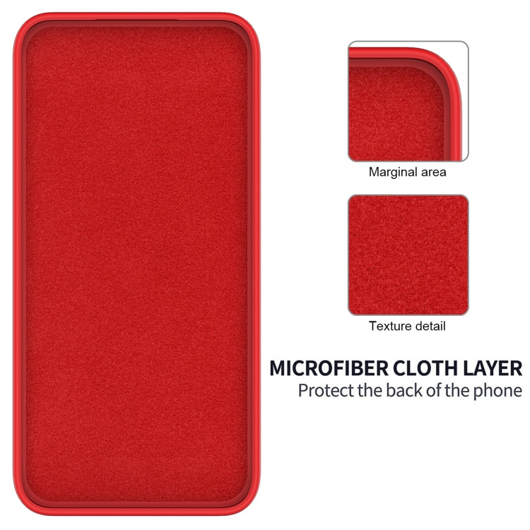 For Infinix GT 10 Pro Solid Color Liquid Silicone Dropproof Full Coverage Protective Case(Red) - Infinix Cases by PMC TechLife | Online Shopping South Africa | PMC TechLife