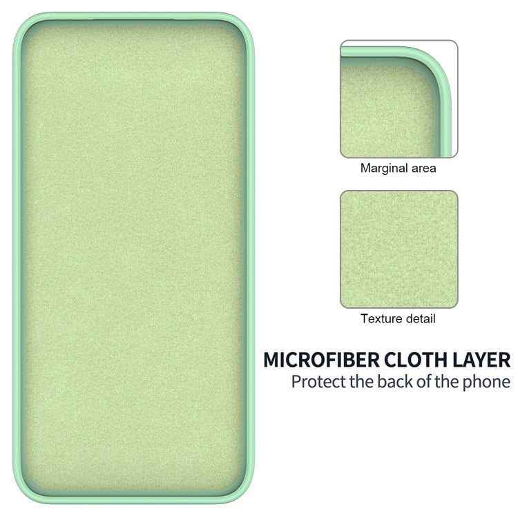 For Infinix Note 40 Pro 4G Solid Color Liquid Silicone Dropproof Full Coverage Protective Case(Green) - Infinix Cases by PMC TechLife | Online Shopping South Africa | PMC TechLife | Buy Now Pay Later Mobicred