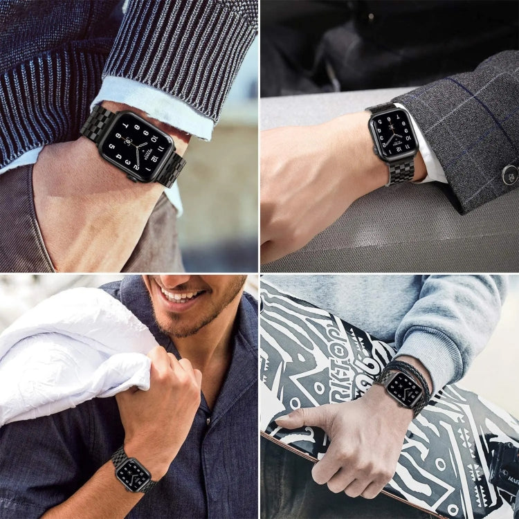 22mm Universal Five Beads Stainless Steel Watch Band(Silver) - free shipping - PMc TechLife - Order now!