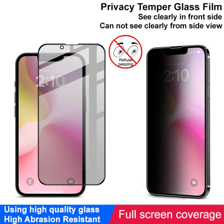For iPhone 16e imak HD Full Screen Anti-spy Tempered Glass Protective Film - iPhone 16e Cases by imak | Online Shopping South Africa | PMC TechLife | Buy Now Pay Later Mobicred