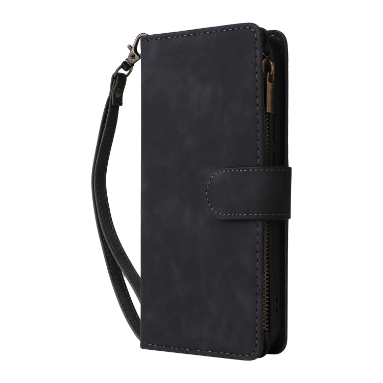 For Google Pixel 9 Multifunctional Multi-Card Wallet Phone Leather Case(Black) - Google Cases by PMC TechLife | Online Shopping South Africa | PMC TechLife | Buy Now Pay Later Mobicred