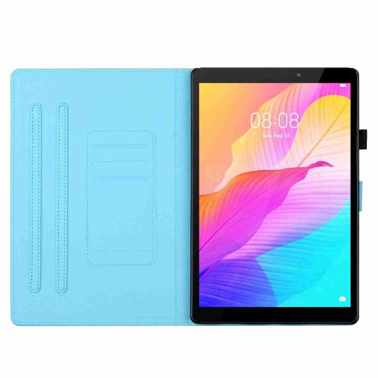 For iPad 11 Pro 2024 / 2020 / Air 4 10.9 Painted Pattern Stitching Smart Leather Tablet Case(Moonlight Eagle) - iPad Air (2022) / (2020) 10.9 Cases by PMC TechLife | Online Shopping South Africa | PMC TechLife | Buy Now Pay Later Mobicred