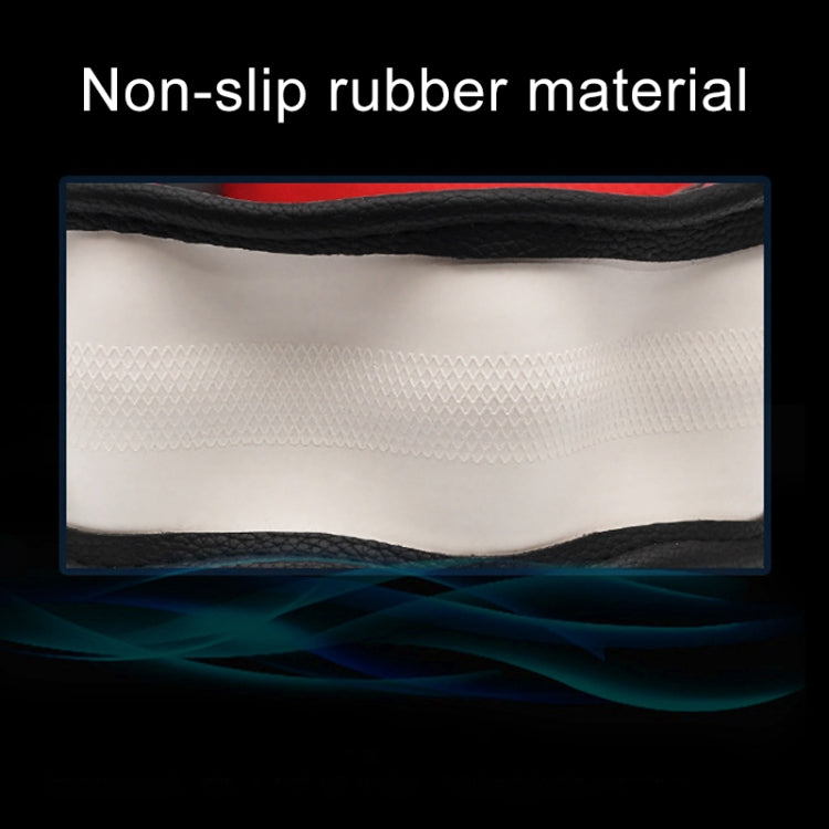 D Style Car Universal Anti-skid Steering Wheel Cover, Diameter: 38cm(Black Red) - Steering Wheel Accessories by PMC TechLife | Online Shopping South Africa | PMC TechLife | Buy Now Pay Later Mobicred