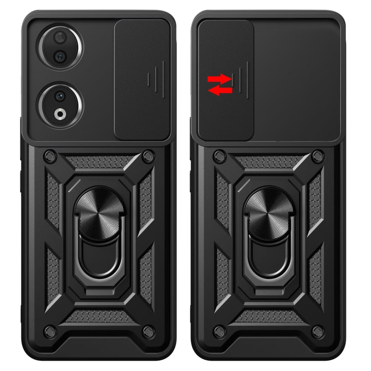 For Honor 90 5G Sliding Camera Cover Design TPU+PC Phone Case(Rose Gold) - Honor Cases by PMC TechLife | Online Shopping South Africa | PMC TechLife