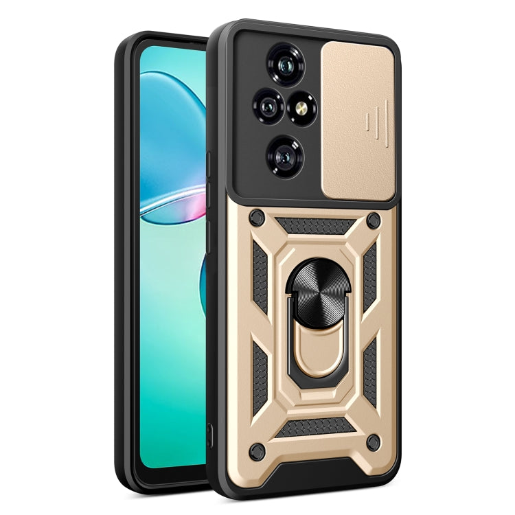 For Honor 200 Pro Sliding Camera Cover Design TPU+PC Phone Case(Gold) - free shipping - PMC TechLife - Order now!