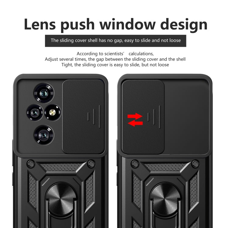 For Honor 200 Pro Sliding Camera Cover Design TPU+PC Phone Case(Gold) - free shipping - PMC TechLife - Order now!