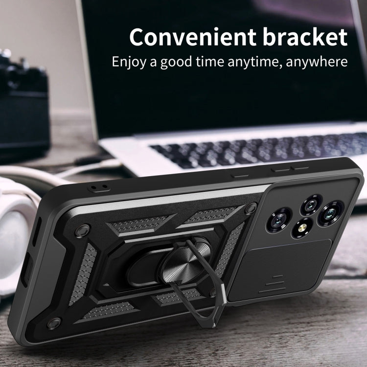 For Honor 200 Pro Sliding Camera Cover Design TPU+PC Phone Case(Gold) - free shipping - PMC TechLife - Order now!