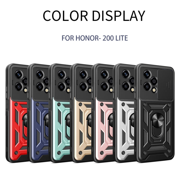 For Honor 200 Lite Global Sliding Camera Cover Design TPU+PC Phone Case(Rose Gold) - free shipping - PMC TechLife - Order now!