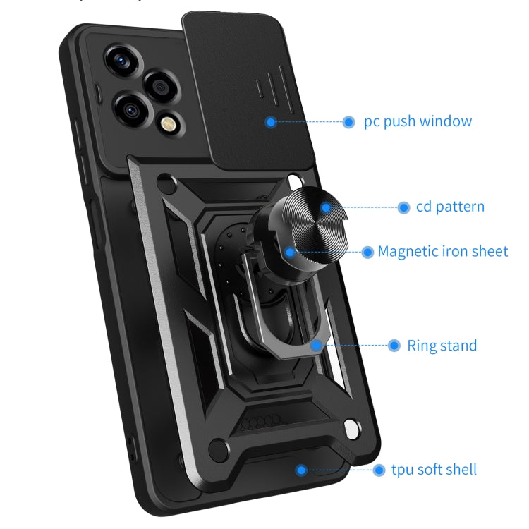 For Honor 200 Lite Global Sliding Camera Cover Design TPU+PC Phone Case(Rose Gold) - free shipping - PMC TechLife - Order now!