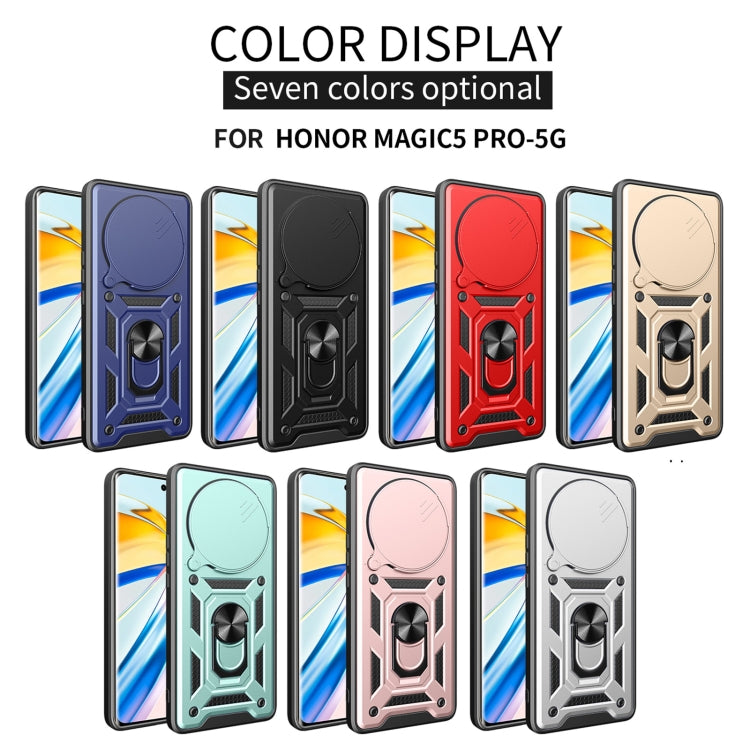 For Honor Magic5 Pro Sliding Camera Cover Design TPU+PC Phone Case(Red) - free shipping - PMC TechLife - Order now!