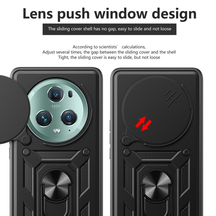 For Honor Magic5 Pro Sliding Camera Cover Design TPU+PC Phone Case(Blue) - free shipping - PMC TechLife - Order now!