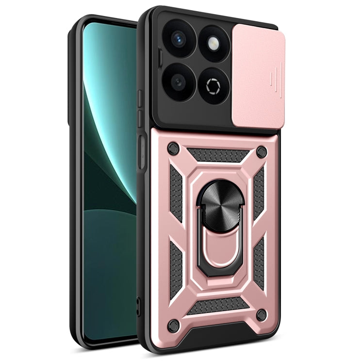 For Honor 200 Smart Sliding Camera Cover Design TPU+PC Phone Case(Rose Gold) - free shipping - PMC TechLife - Order now!