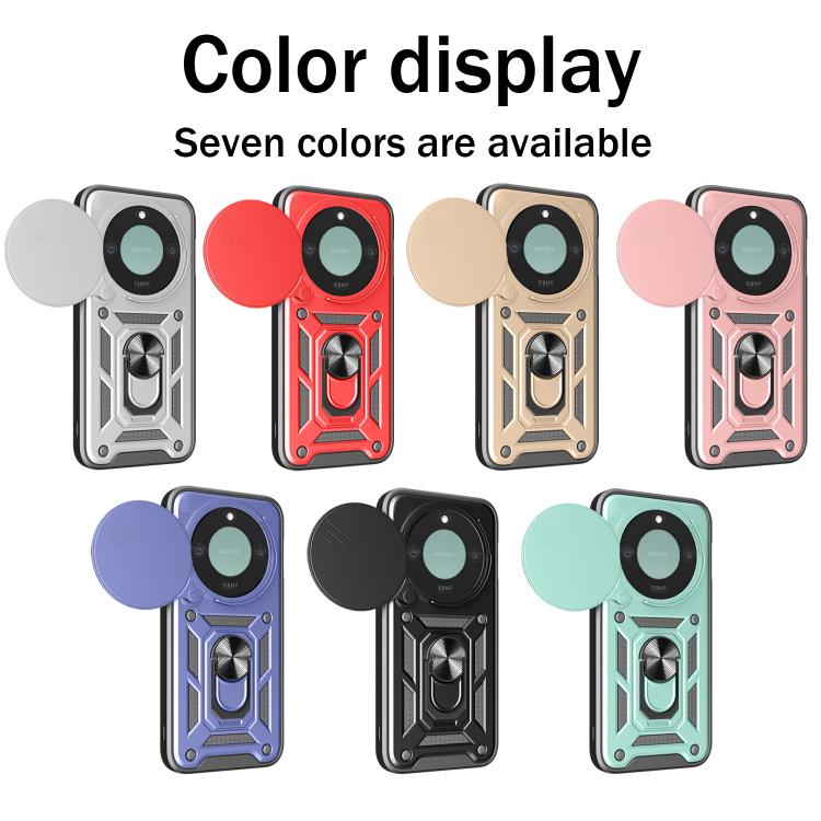 For Honor X9c Smart Sliding Camera Cover Design TPU+PC Phone Case(Red) - free shipping - PMC TechLife - Order now!