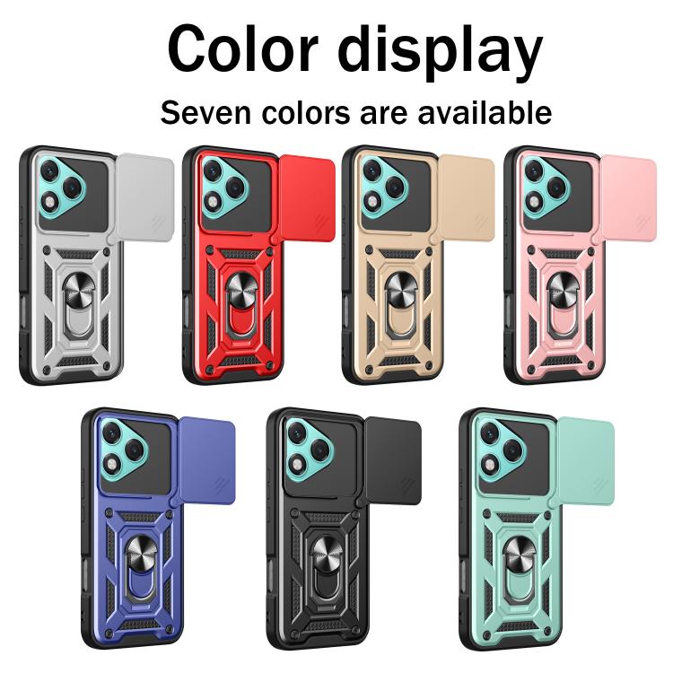 For Honor 400 Lite Global Sliding Camera Cover Design TPU+PC Phone Case(Black) - free shipping - PMC TechLife - Order now!