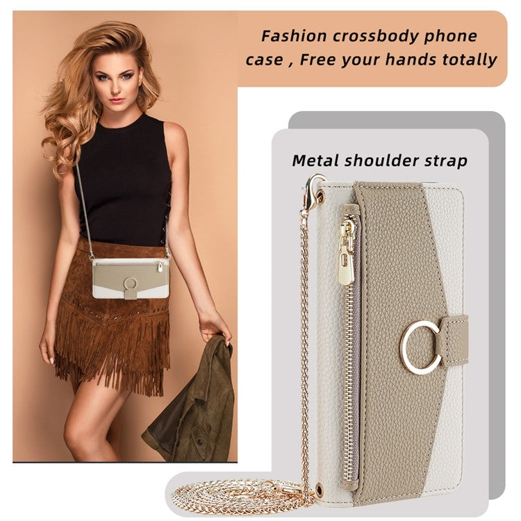 For Huawei nova 10 Crossbody Litchi Texture Leather Phone Case(White) - Huawei Cases by PMC TechLife | Online Shopping South Africa | PMC TechLife | Buy Now Pay Later Mobicred