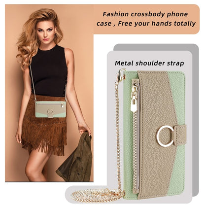 For Huawei Pura 70 5G Crossbody Litchi Texture Leather Phone Case(Green) - Huawei Cases by PMC Jewellery | Online Shopping South Africa | PMC Jewellery | Buy Now Pay Later Mobicred