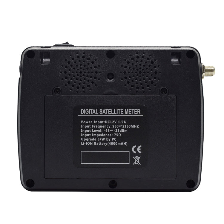 iBRAVEBOX V10 Finder Max 4.3 inch Display Digital Satellite Meter Signal Finder, Support DVB-S/S2/S2X, Plug Type:UK Plug(Black) - Satellite Finder by PMC TechLife | Online Shopping South Africa | PMC TechLife | Buy Now Pay Later Mobicred