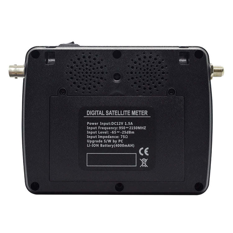 iBRAVEBOX V10 Finder Max+ 4.3 inch Display Digital Satellite Meter Signal Finder, Support DVB-S/S2/S2X AHD, Plug Type:EU Plug(Black) - Satellite Finder by PMC TechLife | Online Shopping South Africa | PMC TechLife | Buy Now Pay Later Mobicred