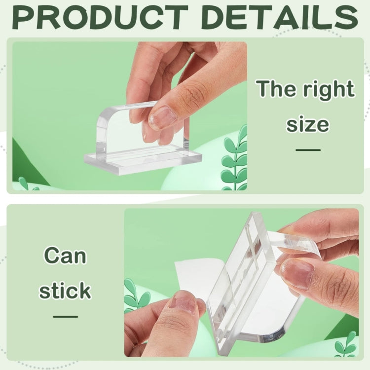 YX070 6pcs/Pack Acrylic Replaceable Fish Tank Cover Handle - Fish Tanks & Accessories by PMc TechLife | Online Shopping South Africa | PMc TechLife | Buy Now Pay Later Mobicred