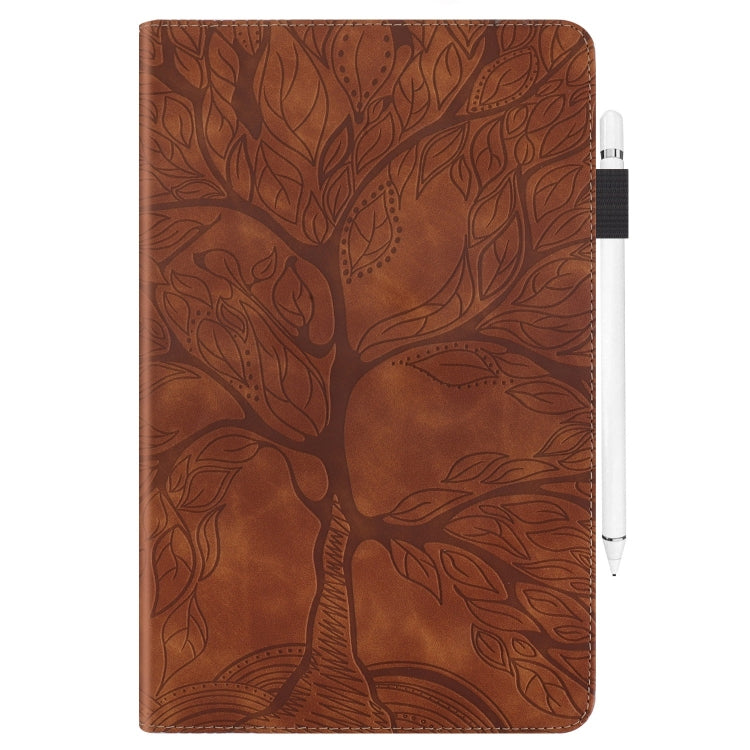 For Lenovo Tab P12 / Xiaoxin Pad Pro 12.7 2023 Life Tree Series Horizontal Flip Leather Tablet Case(Brown) - Lenovo by PMC TechLife | Online Shopping South Africa | PMC TechLife | Buy Now Pay Later Mobicred
