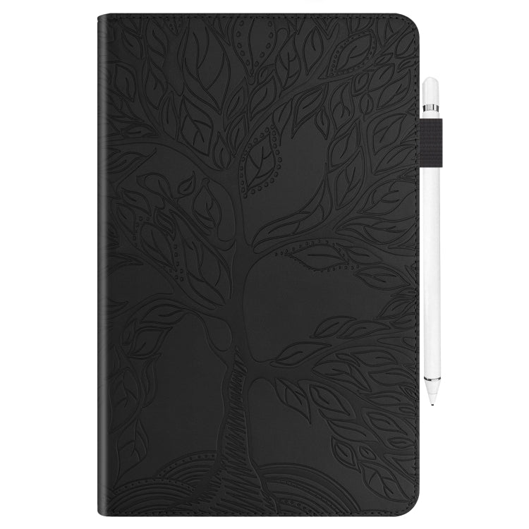 For Lenovo Tab P12 / Xiaoxin Pad Pro 12.7 2025 Life Tree Series Horizontal Flip Leather Tablet Case(Black) - Lenovo by PMC TechLife | Online Shopping South Africa | PMC TechLife | Buy Now Pay Later Mobicred
