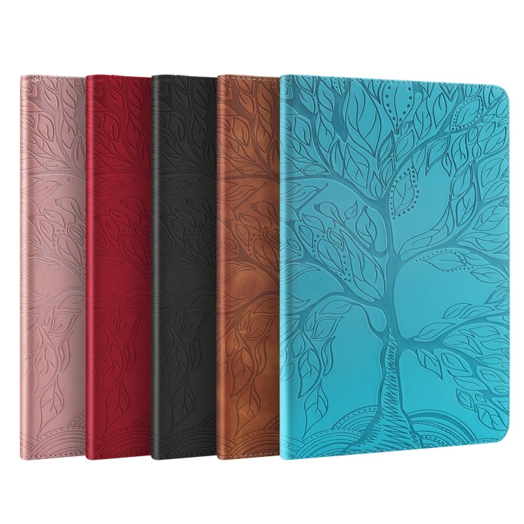 For Lenovo Tab M11 / Xiaoxin Pad 11 2024 Life Tree Series Horizontal Flip Leather Tablet Case(Black) - Lenovo by PMC Jewellery | Online Shopping South Africa | PMC Jewellery | Buy Now Pay Later Mobicred