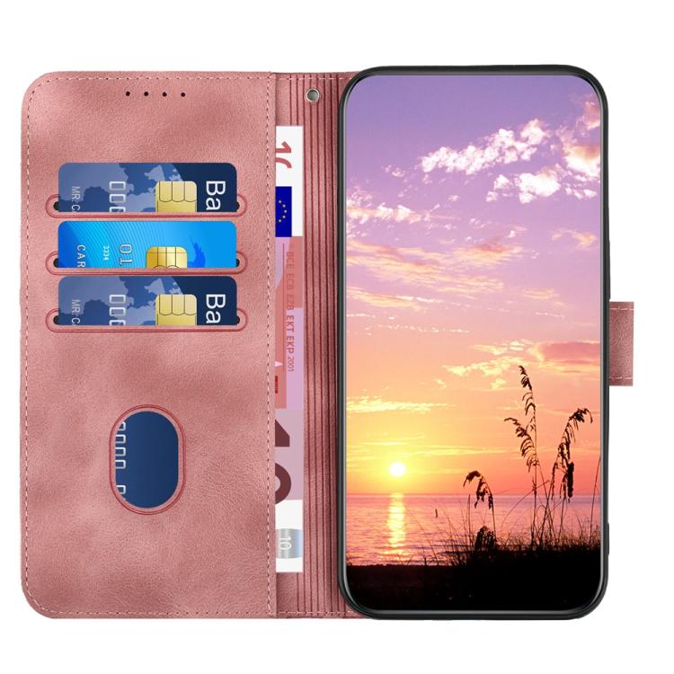 For iPhone 17 Pro YX0060 Elephant Head Embossed Phone Leather Case with Lanyard(Pink) - free shipping - PMc TechLife - Order now!