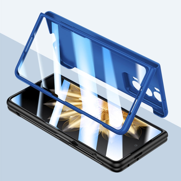 For Honor Magic V2 Integrated Skin Feel PC Phone Case with Pen / Pen Box(Transparent) - Honor Cases by PMC TechLife | Online Shopping South Africa | PMC TechLife