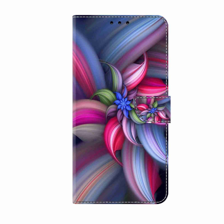 For Honor Magic5 Pro Crystal 3D Shockproof Protective Leather Phone Case(Colorful Flower) - Honor Cases by PMC Jewellery | Online Shopping South Africa | PMC Jewellery | Buy Now Pay Later Mobicred