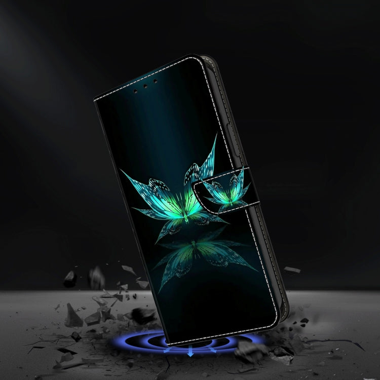 For Honor Magic6 Lite Crystal 3D Shockproof Protective Leather Phone Case(Reflection Dutterfly) - Honor Cases by PMC TechLife | Online Shopping South Africa | PMC TechLife | Buy Now Pay Later Mobicred