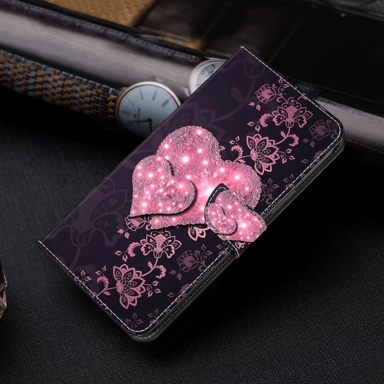 For Honor Magic6 Lite Crystal 3D Shockproof Protective Leather Phone Case(Lace Love) - Honor Cases by PMC TechLife | Online Shopping South Africa | PMC TechLife | Buy Now Pay Later Mobicred