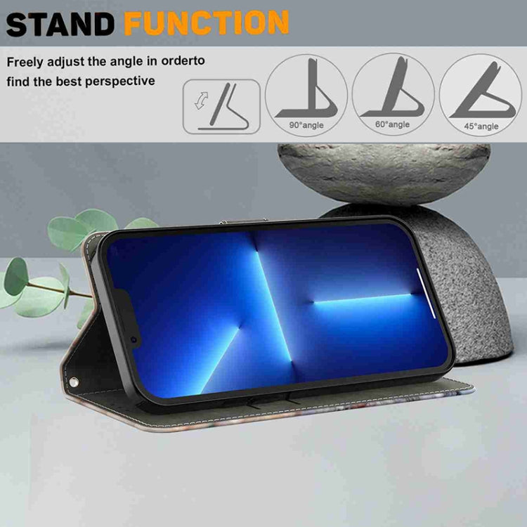 For Honor Magic5 Pro Crystal 3D Shockproof Protective Leather Phone Case(White Flower) - Honor Cases by PMC TechLife | Online Shopping South Africa | PMC TechLife | Buy Now Pay Later Mobicred
